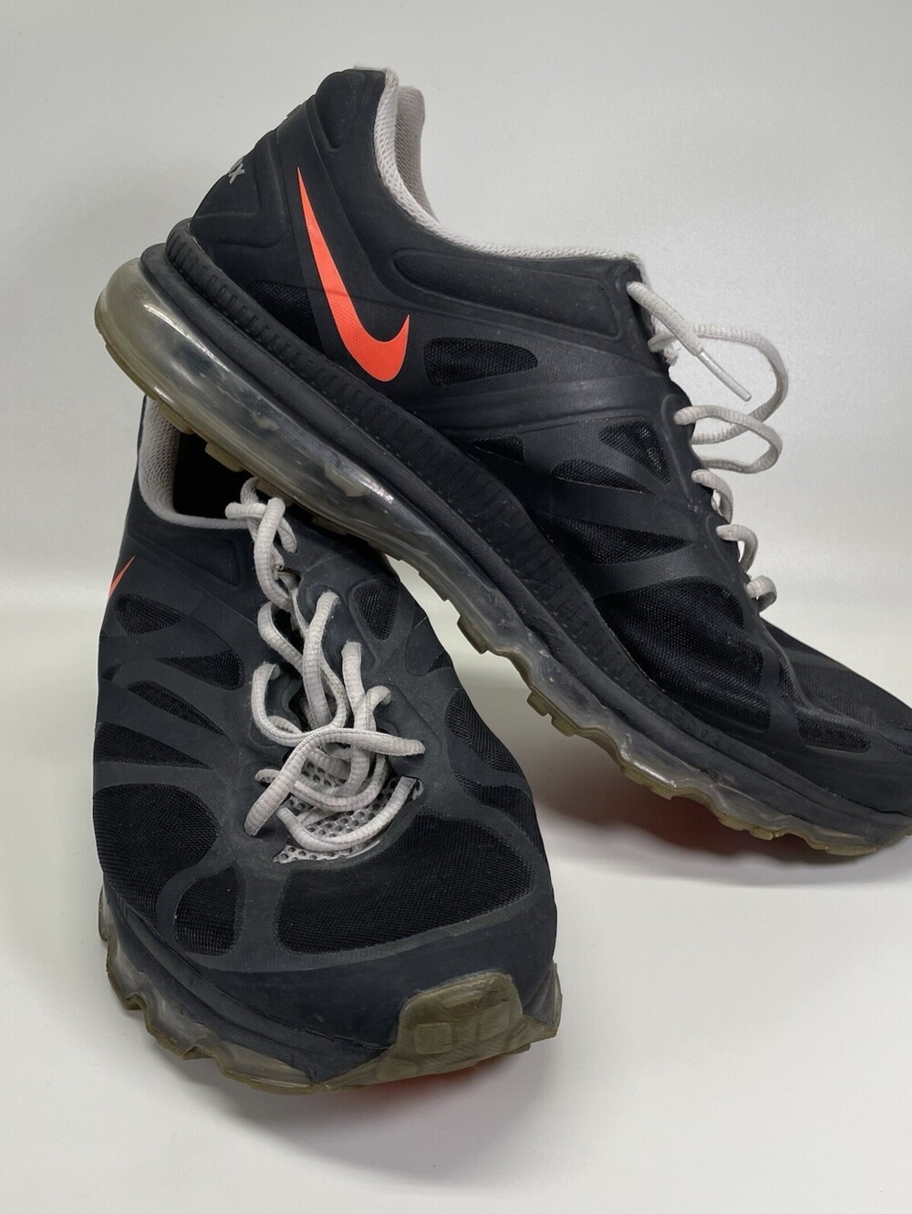 Nike Air Max+ 2012 Black Bright Crimson Men’s Size 14 487982-060 Running Shoes